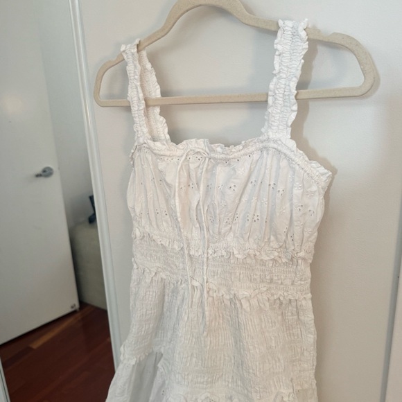 Gap x Doen Elegant White Midi Dress - Picture 6 of 7